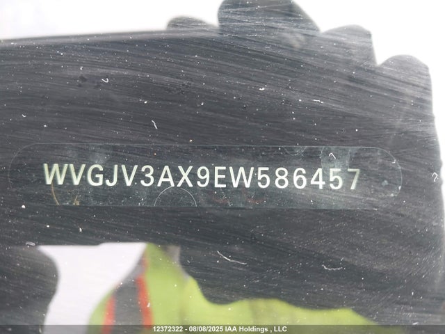 WVGJV3AX9EW586457 Volkswagen Tiguan