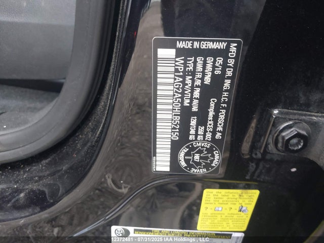 Porsche Macan Gts 2017 WP1AG2A50HLB52150 Image 9