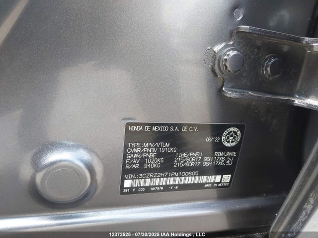Honda k20z5 2023 3CZRZ2H71PM100605 Image 17