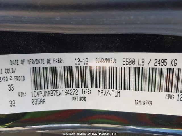 1C4PJMAB7EW164272 Jeep 2014