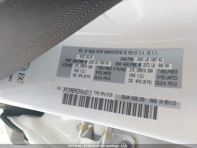 Mazda pyukd 2025 3MVDMBBM5SM848813 Image 9