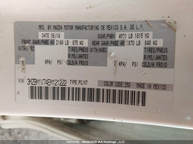 Mazda pe 2014 3MZBM1V74EM121222 Image 19