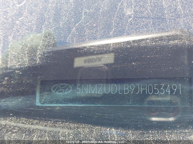 5NMZUDLB9JH053491 Hyundai gdi theta ii