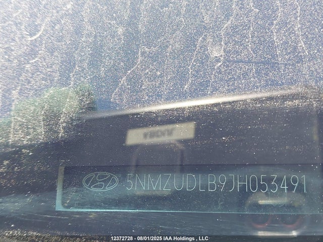 5NMZUDLB9JH053491 Hyundai gdi theta ii