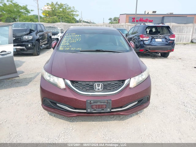 Продаж на аукціоні авто 2013 Honda Civic Lx, vin: 2HGFB2F49DH004187, номер лоту: 12372881