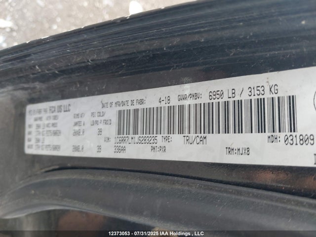 RAM 1500 2018 1C6RR7LM1JS283235 Image 9
