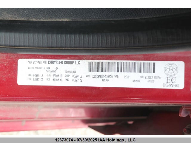 Chrysler 200 2014 1C3CCBAB5EN230079 Image 18