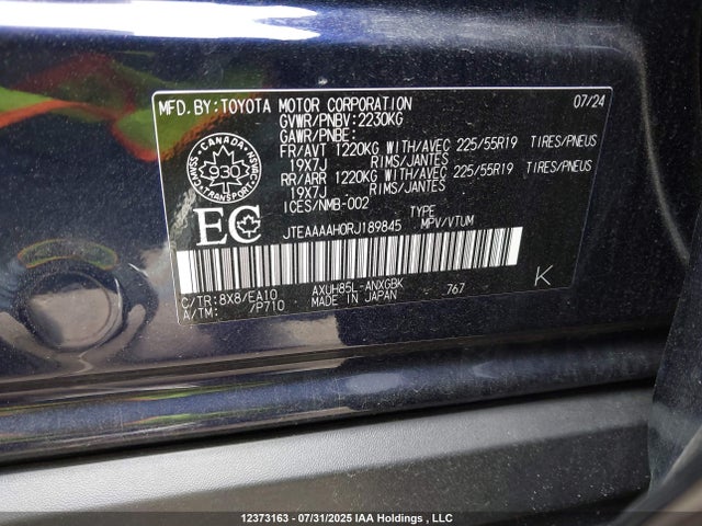 Toyota a25a-fxs 2024 JTEAAAAH0RJ189845 Image 19