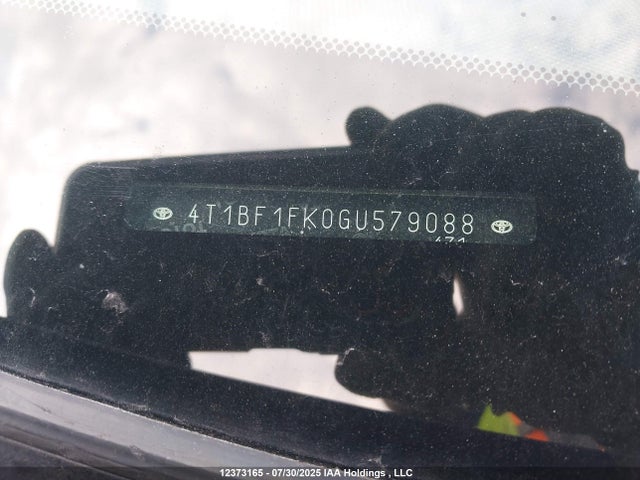 4T1BF1FK0GU579088 Toyota 2ar-fe