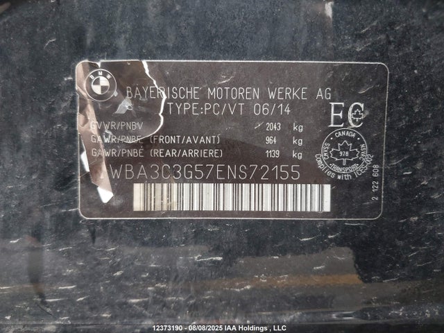 WBA3C3G57ENS72155 BMW 320i