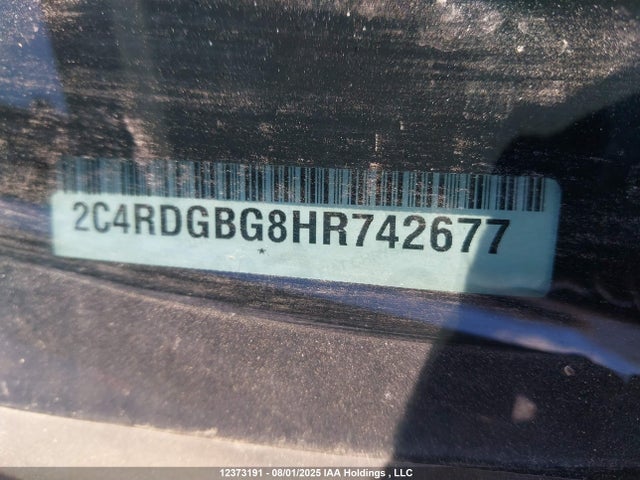 2C4RDGBG8HR742677 Dodge 2017