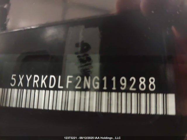 5XYRKDLF2NG119288 KIA t-gdi theta-iii