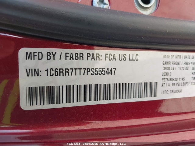 RAM 1500 2023 1C6RR7TT7PS555447 Image 9