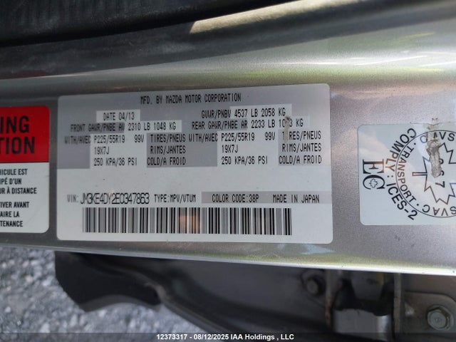 JM3KE4DY2E0347863 Mazda py