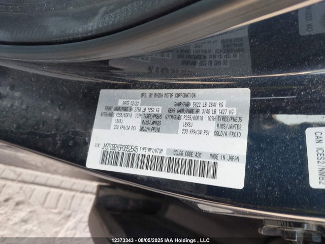 JM3TCBBY6P0652545 Mazda Cx-9 Gs