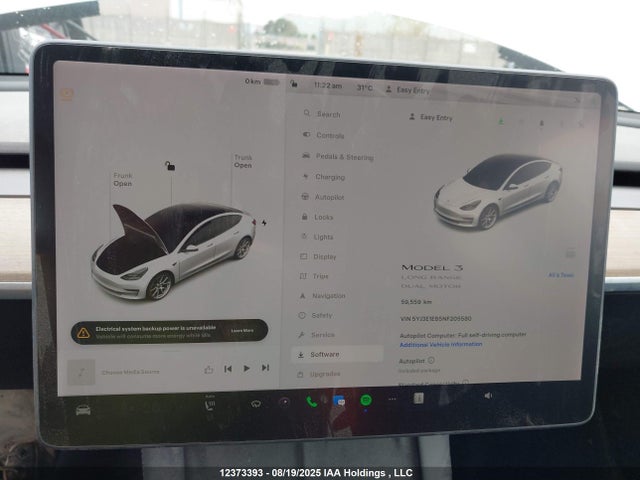 Tesla MODEL 3 2022 5YJ3E1EB5NF205580 Image 7