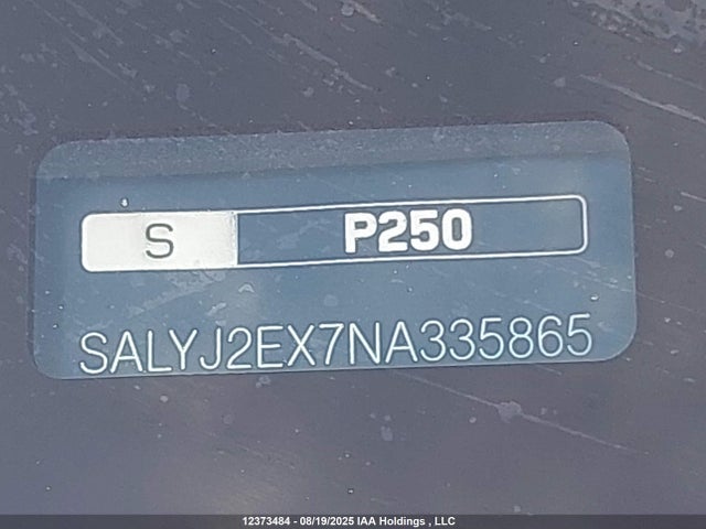 Land Rover aj20-p 2022 SALYJ2EX7NA335865 Image 9