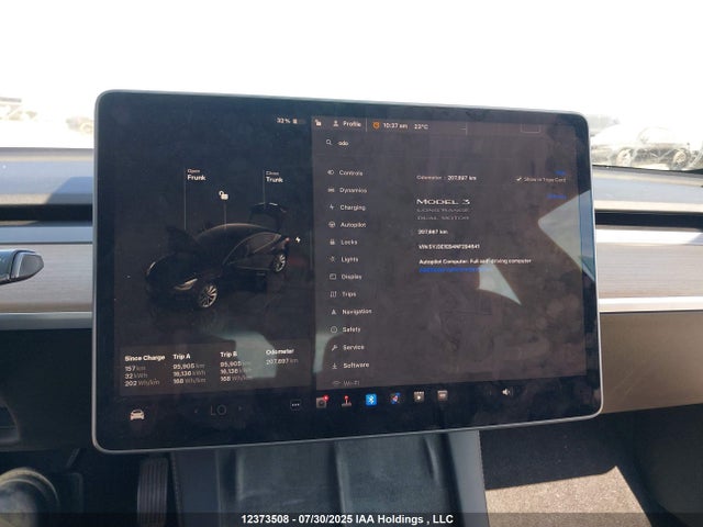 Tesla MODEL 3 2022 5YJ3E1EB4NF294641 Image 7