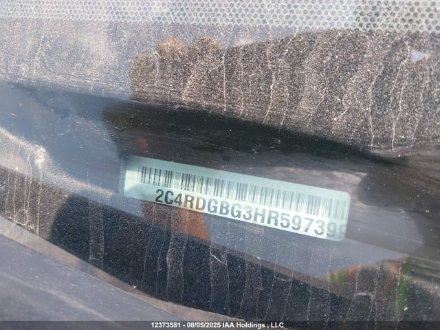 2C4RDGBG3HR597399 Dodge Grand Caravan