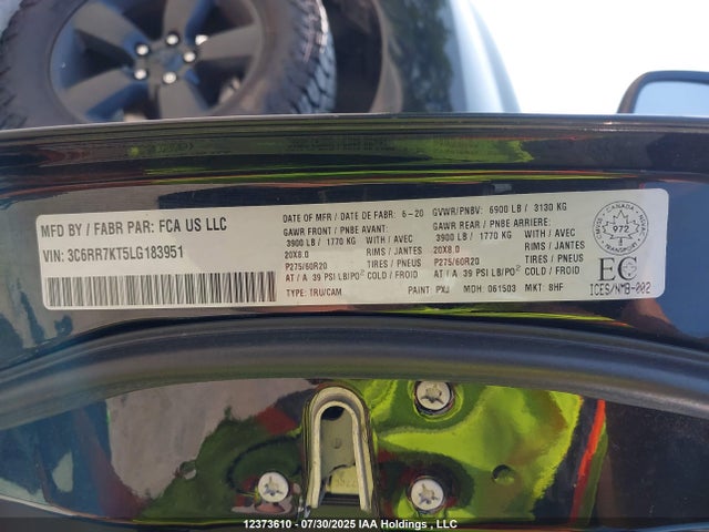 RAM 1500 2020 3C6RR7KT5LG183951 Image 9