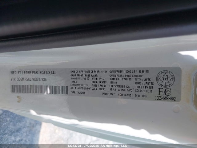 RAM 2500 2024 3C6MR5AL7RG317836 Image 9