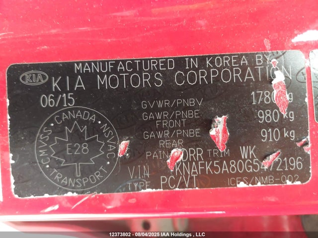KIA gdi nu 2016 KNAFK5A80G5472196 Image 18