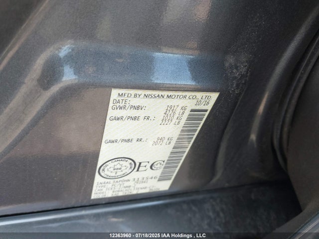 1N4AL3AP0HN313546 Nissan Altima