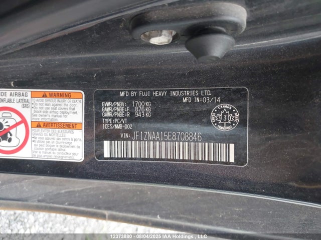 Scion 2014 2014 JF1ZNAA15E8708846 Image 9