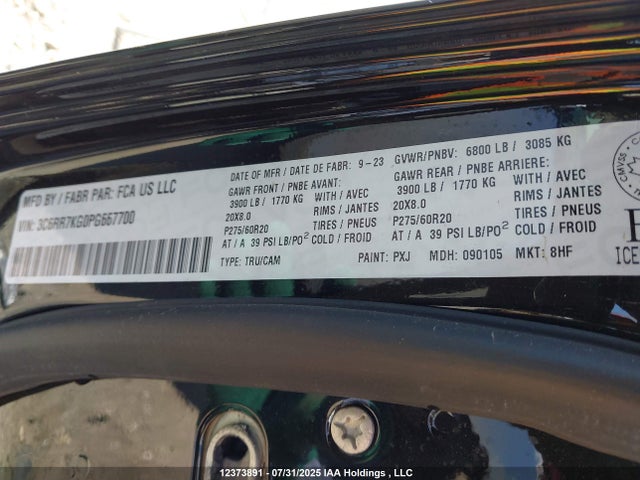 RAM 2023 2023 3C6RR7KG0PG667700 Image 19