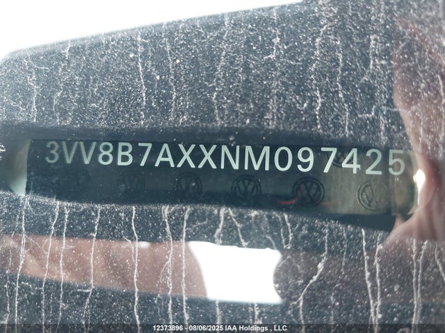 3VV8B7AXXNM097425 Volkswagen 2022