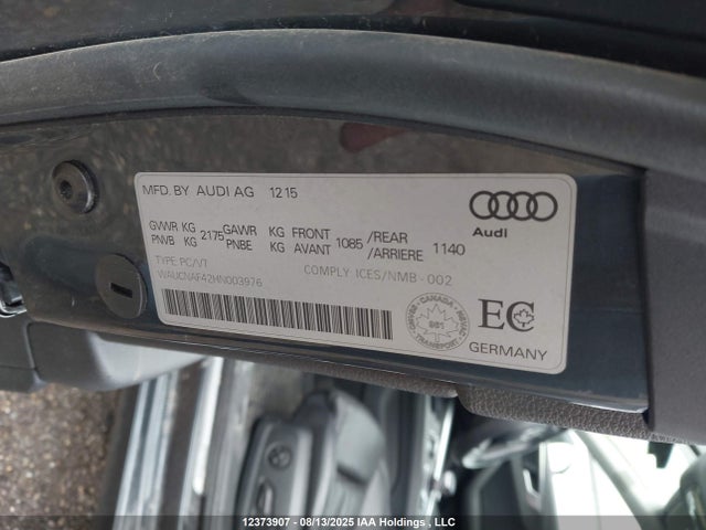 Audi 2017 2017 WAUCNAF42HN003976 Image 9