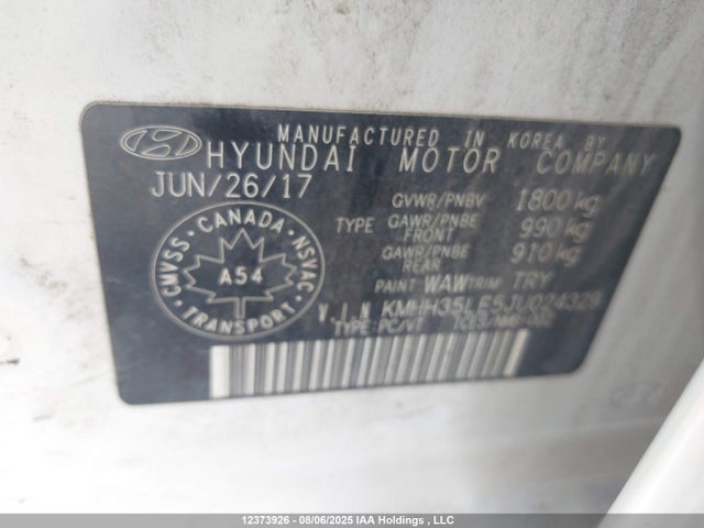 Hyundai gdi nu 2018 KMHH35LE5JU024329 Image 9