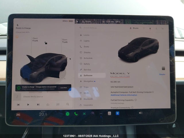 Tesla 2022 2022 7SAYGDEF5NF381021 Image 7
