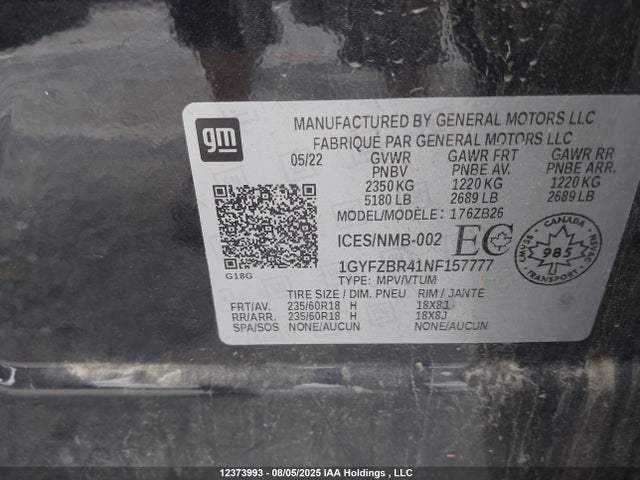 1GYFZBR41NF157777 Cadillac lsy - sidi, vvt, alum, var 3