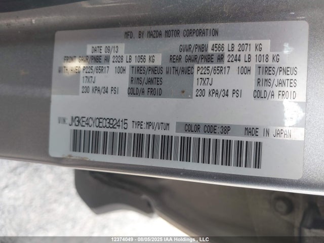 JM3KE4CY0E0392415 Mazda py