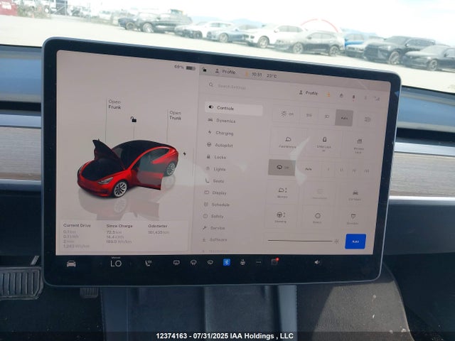 5YJ3E1EB2NF309234 Tesla 2022