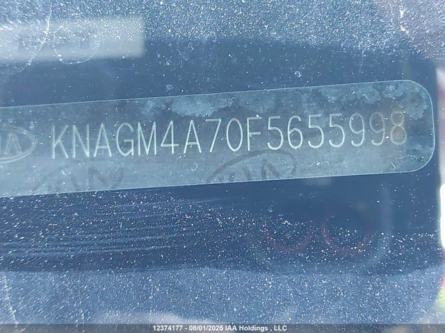 Aukcja sprzedaży 2015 Kia Optima Lx, vin: KNAGM4A70F5655998, numer aukcji: 12374177