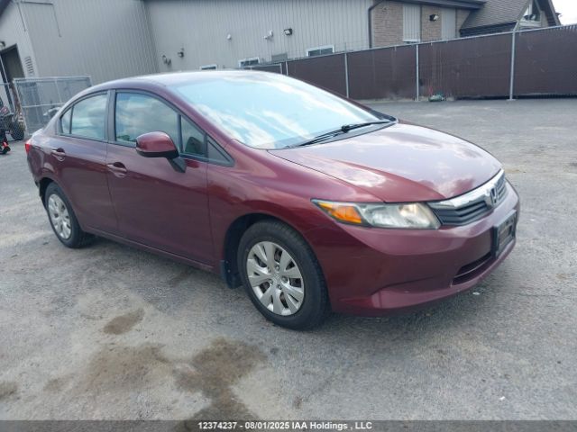 Продажа на аукционе авто 2012 Honda Civic Lx, vin: 2HGFB2F41CH050868, номер лота: 12374237
