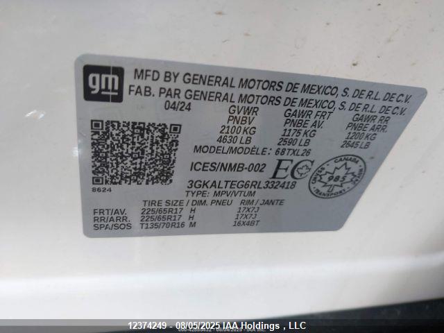 3GKALTEG6RL332418 GMC lsd
