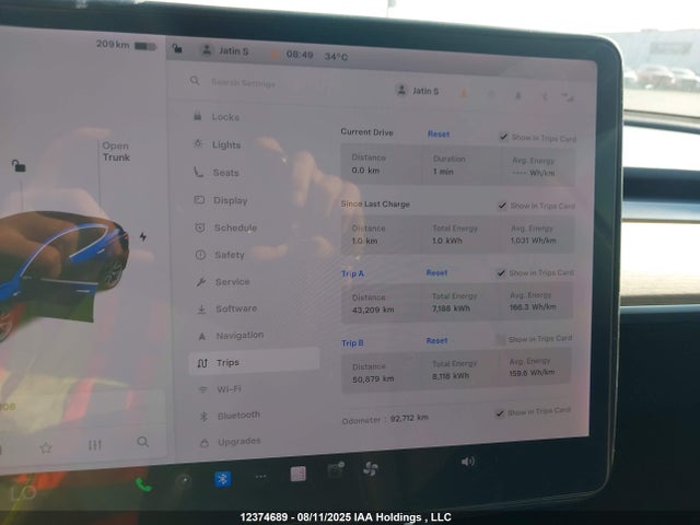 5YJ3E1EA6LF625434 Tesla MODEL 3