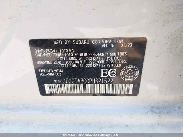 JF2GTABC0PH321522 Subaru na