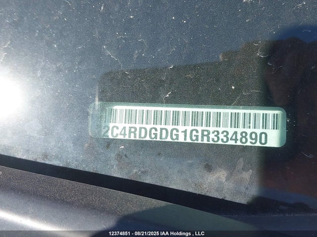 2C4RDGDG1GR334890 Dodge Grand Caravan