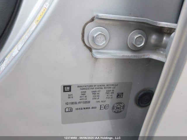 Chevrolet lkw 2015 1G11B5SL1FF150538 Image 18