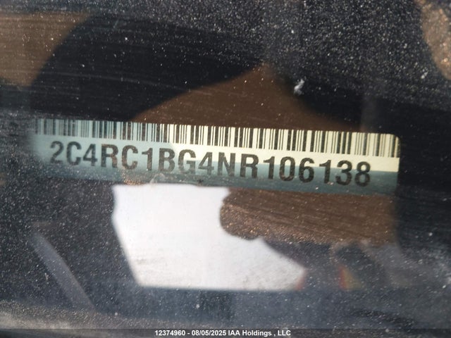 2C4RC1BG4NR106138 Chrysler 2022