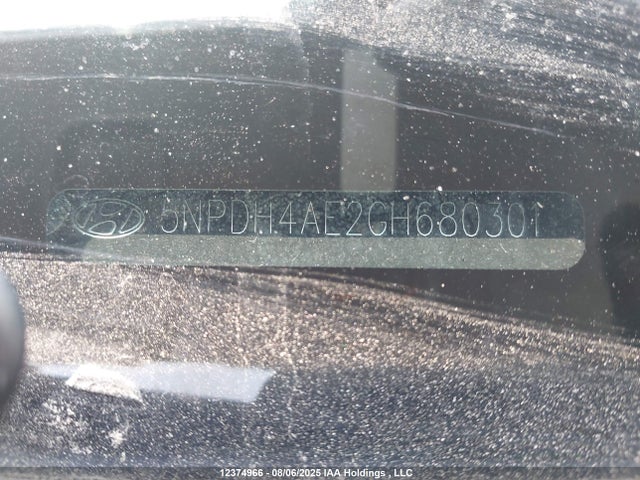 Hyundai dohc mpi nu 2016 5NPDH4AE2GH680301 Image 9