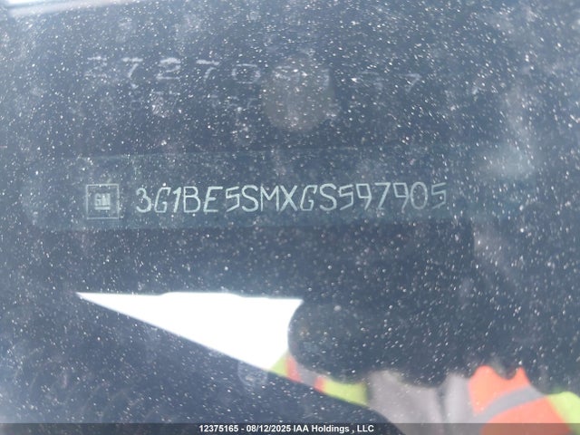 3G1BE5SMXGS597905 Chevrolet Cruze Lt Auto