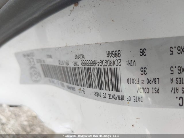 2C4RDGDG4HR868080 Dodge 2017