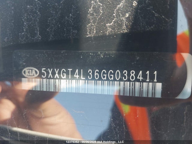 5XXGT4L36GG038411 KIA t-gdi theta ii