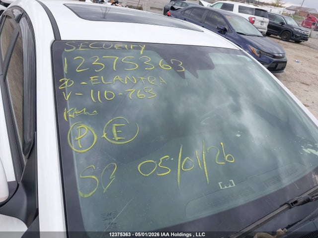 KMHD84LF5LU110763 Hyundai Elantra Preferred With Sun And Safety Package Auto Ivt