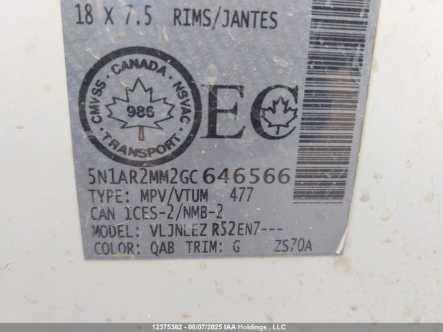 Nissan Pathfinder 2016 5N1AR2MM2GC646566 Image 19